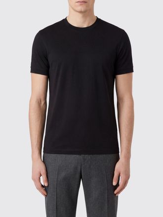 Giorgio Armani T-shirt girocollo in jersey di viscosa stretch