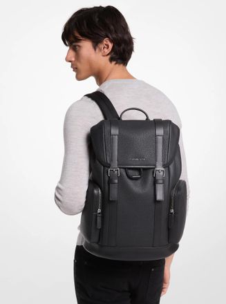 Michael Kors Hudson Pebbled Leather Backpack