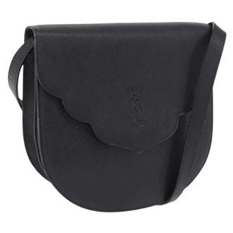 Saint Laurent Pre-owned Leren Schoudertas - Dames - Pre-owned - Zwart - Maat: ONE Size Leer