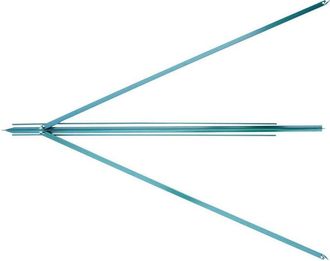 Habitat et Jardin Habitat Et Jardin - Kit De Postes De Tensi&oacute;n Para Malla Met&aacute;lica De 1,2m