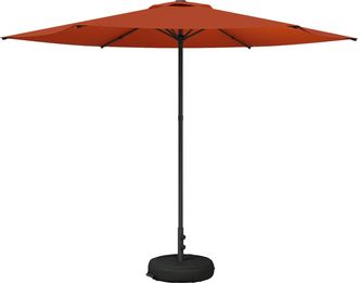 vidaXL Paraguas De Jard&iacute;n Con Base 300 X 300 Cm Poli&eacute;ster Rectangular Vidaxl