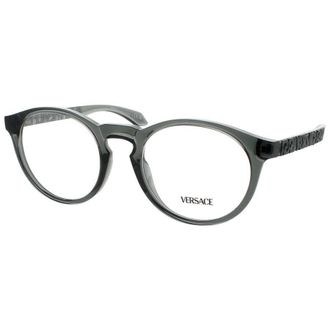 Versace Unisex Transparent Rectangular Eyeglass Frames 0Ve3355U
