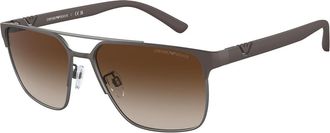Emporio Armani EA2134 316113 Mens Sunglasses Brown Size 58