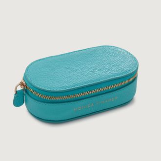 Monica Vinader Mini Oval Leather Jewellery Box