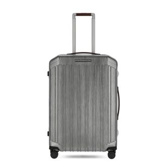 Piquadro Medium size- 4 wheel suitcase - unisex - Handbagage koffer - Zwart - ONE Size - Koffers