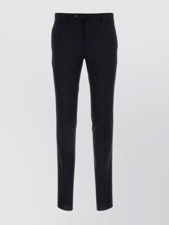 Pantaloni Torino central pleated wool pant