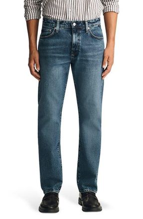 Mavi Zach Straight Leg Jeans in Mid Brushed Classic at Nordstrom, Size 34 X 32