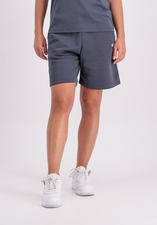 Alpha Industries Sweatshorts ALPHA INDUSTRIES Unisex EMB Short, Herren, Gr. 2XS, Normalgr&ouml;ssen, grau (grauschwarz), Obermaterial: 80% Baumwolle, 20% Polyester, Hosen S