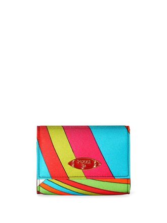 Pucci Portamonete con stampa Iride - Blu