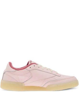 Reebok Club C 85 sneakers - women - Calf Leather/Fabric/Rubber - 6.5 - Pink
