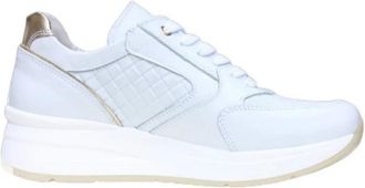 Nero Giardini Sportieve leren sneakers - Heren - Sneakers - Wit - 39 EU - Leer - Schoenen