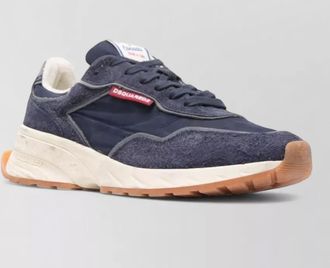 Dsquared2 suede panel low-top sneakers