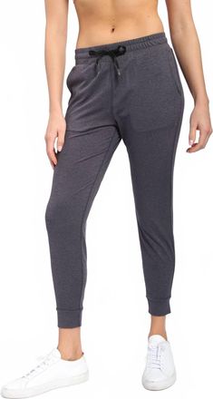 Mono B Slim Sweatpant Jogger In Grey