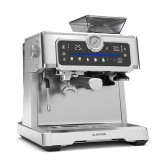 Klarstein Klarstein Grandpresso Touch Cafetera Espresso 20 Bar Molinillo Integrado Indicador De Presi&oacute;n Espumador De Leche