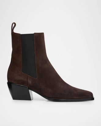 Rag & Bone 55mm Joni Suede Chelsea Boots