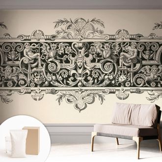 Tulup Carta Da Parati Non Tessuto - Decorazione Da Muro - Traspirante - Con Motivo - Per Camera Da Letto Cucina Motivi Mitologici 312x219 Cm