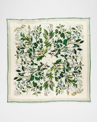 St. Piece Bianaca Double-Sided Large Square Silk Scarf