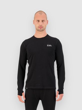 Mons Royale Cascade Merino Funktionsshirt schwarz