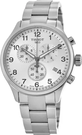 Tissot Chrono XL Classic Silver Dial Stainless Steel Mens Watch T116.617.11.037.00