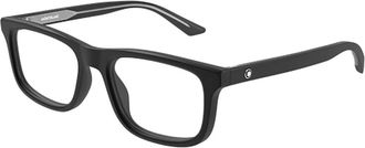Montblanc Mb 0457O Optisch montuur - unisex - Brillen - Zwart - 55 MM - Accessoires