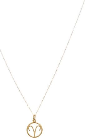 Italian Gold, Inc 10K Aries Zodiac Pendant Necklace