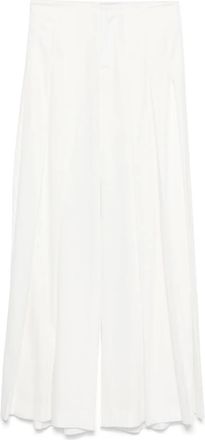 Alice & Olivia Pantaloni Ainslie a gamba ampia - Bianco