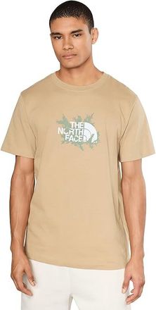 The North Face Meadow Mist Regular Short Sleeve T-Shirts Mens Clothing Khaki Stone : 3XL, Cotton