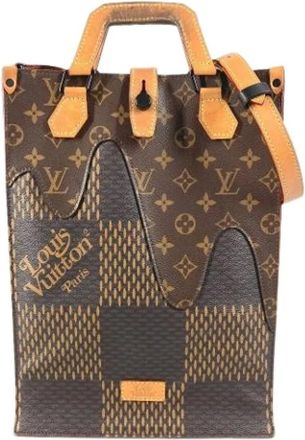 Louis Vuitton Pre-owned Vintage Damier Tote Bag - Dames - Vintage Shopper - Bruin - ONE Size - Vintage
