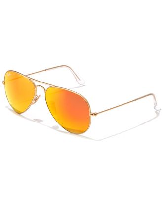Ray-Ban Unisex Rb 3025 58Mm Aviator Sunglasses