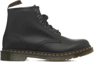 Dr. Martens Enkellaarsjes - Heren - Veterlaarzen - Zwart - 43 EU - Leer - Schoenen
