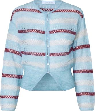 Sams&oslash;e & Sams&oslash;e Slim Short Cardigan - Dames - Vesten - Veelkleurig - XS - Wol - Truien & Vesten