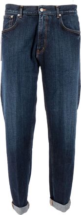 Dondup Ervin Straight Leg Cuffed Jeans