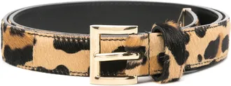 Prada Cintur&oacute;n con panel de leopardo de Prada