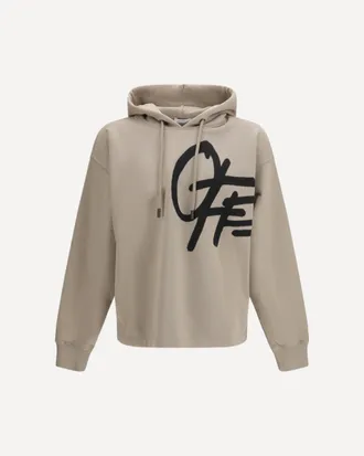Off-white Spray Logo Skate Hoodie Male XL