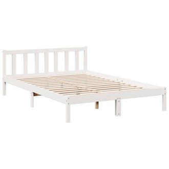 Berkfield Home Decorative Extra Long Bed Frame without Mattress White 160x220 cm