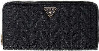 Guess Accessoires, Dames, Zwart, ONE Size, Stacey Slg Large Zip Around