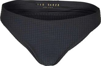 Ted Baker Waffel-hipster-bikinibroekjes voor dames (Zwart)
