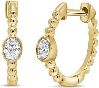 Sabrina Designs 14K 0.13 ct. tw. Diamond Huggie Earrings