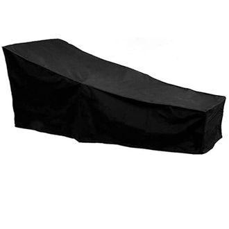 OEM [mai Usato]telo Di Copertura Per Lettino Prendisole Impermeabile E Resistente, Antivento, Anti-uv, In Tessuto 420d, Nero, 200704068cm
