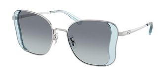Coach HC7188 CDP51 900119 Womens Sunglasses Silver Size 50