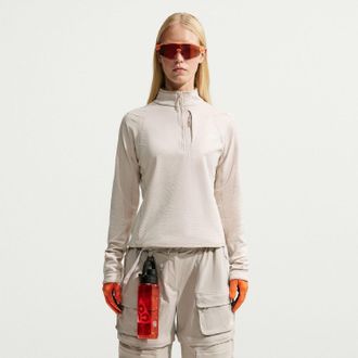 Nike Womens ACG Wolf Grid Therma-FIT Half-Zip White XS