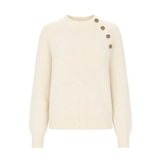 Balmain Round-neck Knitwear - Knitwear - Mujer - Blanco - XS