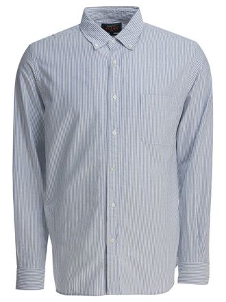 Beams Plus Cotton Striped Shirt