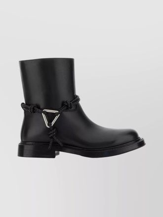 Bottega Veneta leather james ankle boots