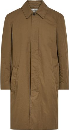 Saint Laurent Quilted Cotton Coat - Taupe - 50 (IT50 / L)