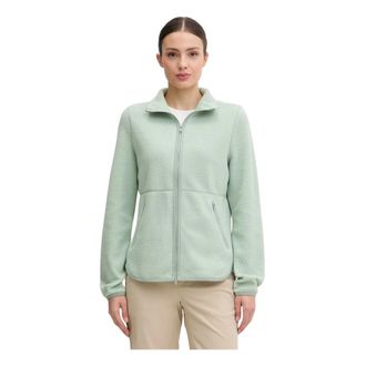 Jack Wolfskin Fitness, Dames, Groen, S, Wol, Lite Curl Full Zip