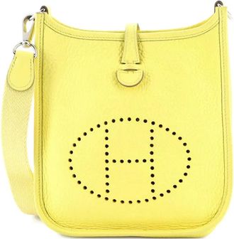 Hermès Evelyne Bag Gen III Clemence TPM crossbody bag - Giallo