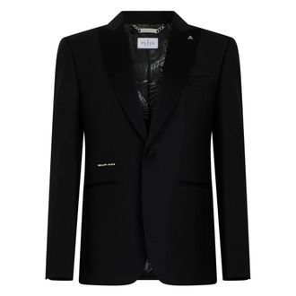 Philipp Plein Blazer Skull - - Jackets - Uomo - Nero - XS