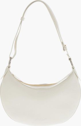 Off-white Leather Hobo Bag HEMISPHERE S With Chain Detail Off-White