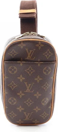 Louis Vuitton Brown Monogram Monogram Leather Fanny Pack Sling Bag (Pre-Owned)